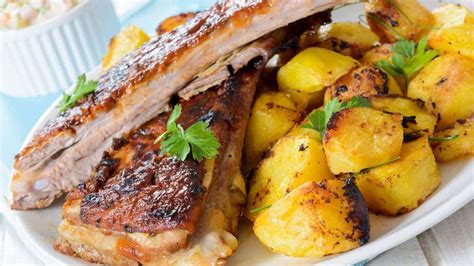 Ingredientes para costillas de cerdo al limón