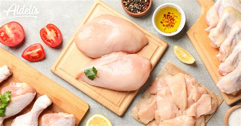 Ilustración de diferentes marinados para pollo