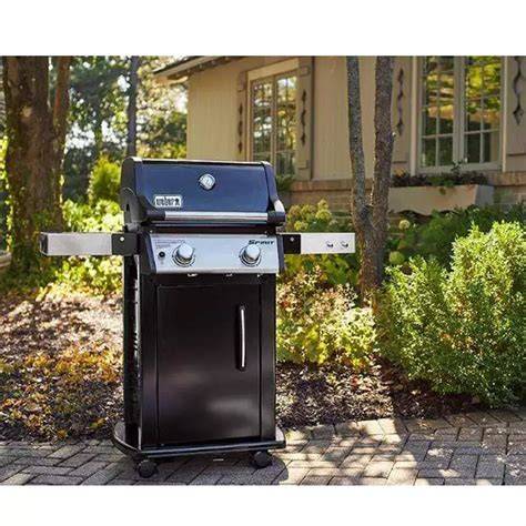 Barbacoa Weber Spirit E-215 Negra con bombona de gas