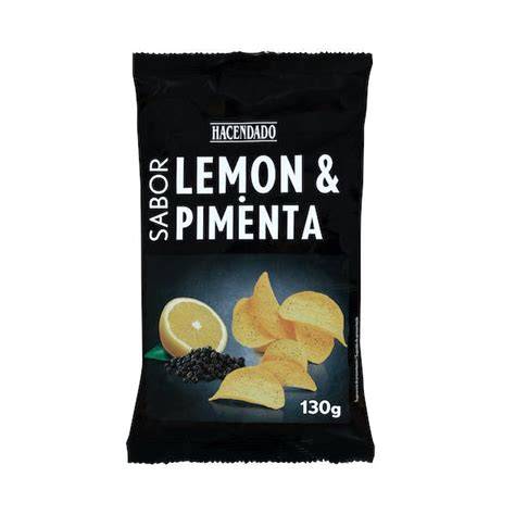 Patatas fritas Hacendado limón y pimienta
