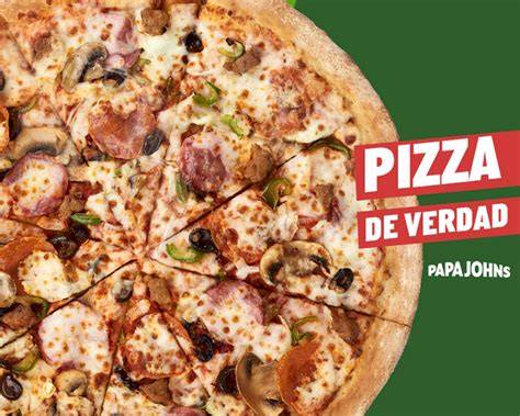 Variedad de pizzas Papa John's