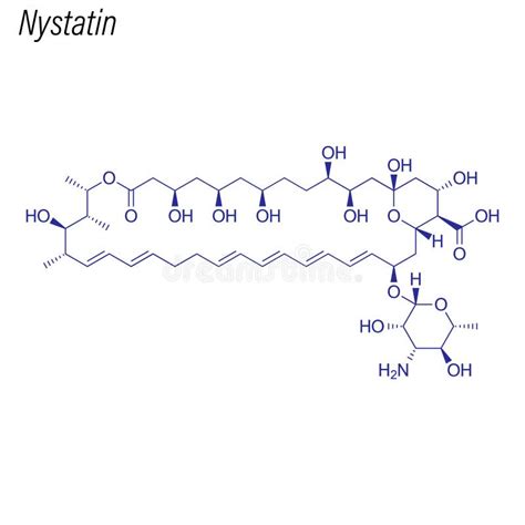Estructura molecular de la Nistatina