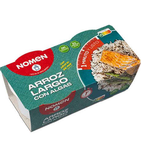Vasitos de arroz con algas Nomen