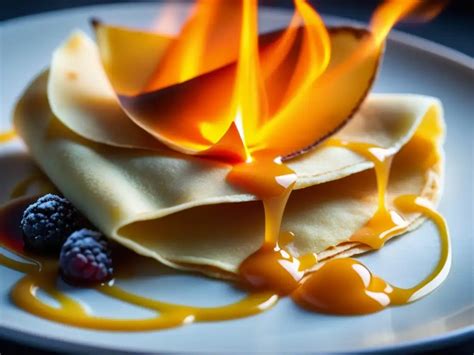 Crepes Suzette flambeadas