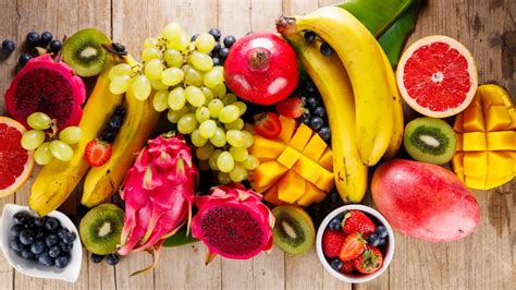 Ejemplos de frutas rosadas