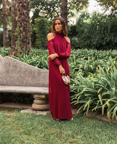 Collage de looks de invitada para bodas de otoño