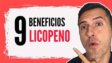 Infografía sobre los beneficios del licopeno