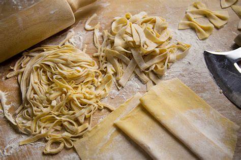 Preparación de pasta fresca