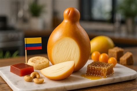 Queso Scamorza con forma de pera
