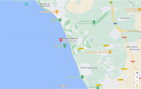 Plano de la zona de Playa de Muro destacando la ubicación de Sorrento