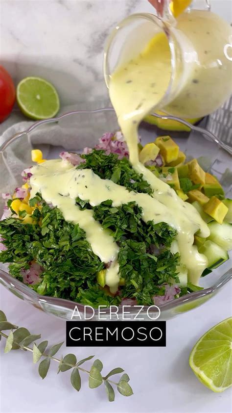 Aderezo cremoso para ensalada