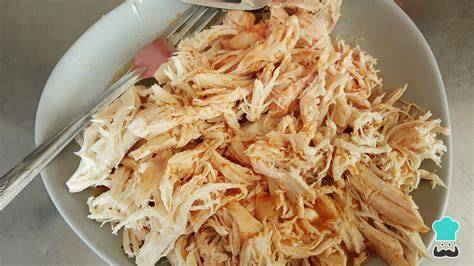 Pollo desmenuzado en crockpot