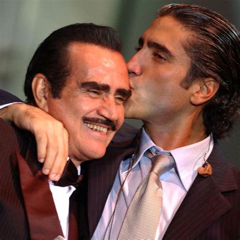 Vicente Fernández y Pedrito Fernández juntos