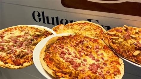 Variedad de pizzas sin gluten