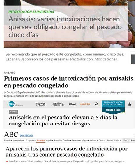 Infografía sobre la congelación de pescado para evitar anisakis