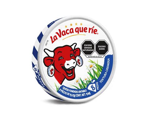 Evolución del logotipo de La Vaca que Ríe a lo largo del tiempo