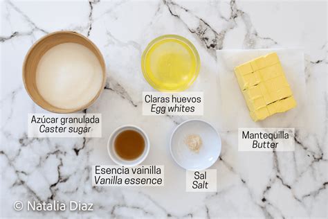 Ingredientes básicos para crema de mantequilla