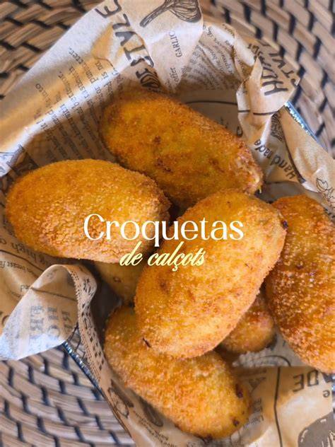 Ingredientes frescos para croquetas de calçots