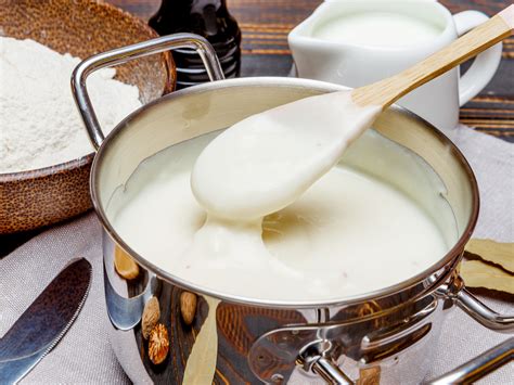 Preparación de la bechamel