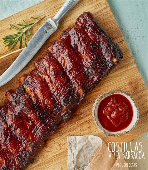Costillas de cerdo a la barbacoa