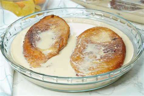 Torrijas con dulce de leche horneadas
