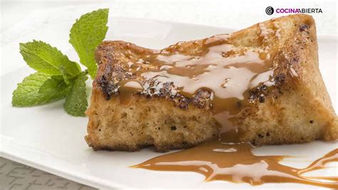 Torrijas con dulce de leche y chocolate
