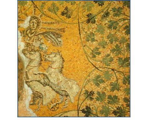 Mosaico de Jesús Cristo como Sol Invictus