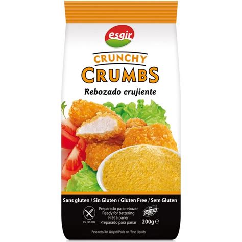 Envase de Crunchy Crumbs Rebozado Crujiente Sin Gluten de Esgir
