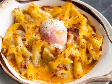 Esquema de las capas de pasta gratinada en el horno