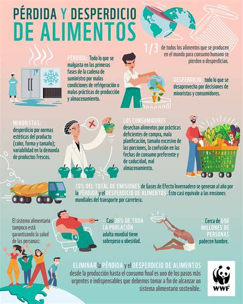 Infografía: Reducción del desperdicio alimentario