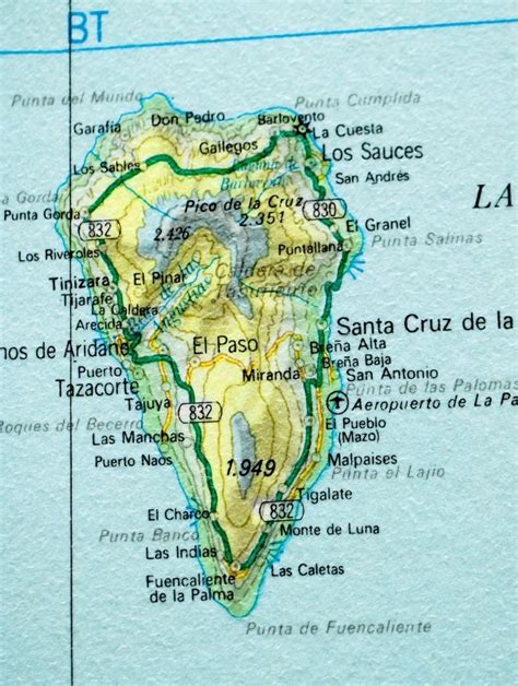 Mapa de Los Cancajos con puntos de interés gastronómico