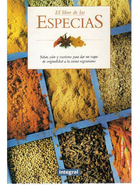 Especias para dar color a la paella