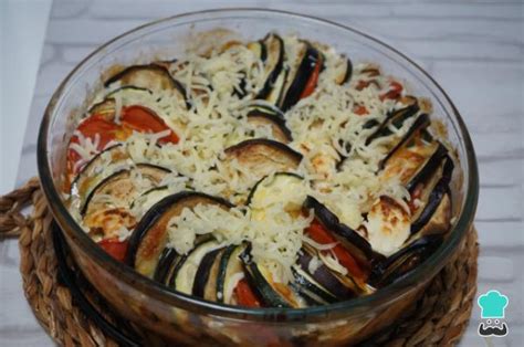 Verduras gratinadas en el horno