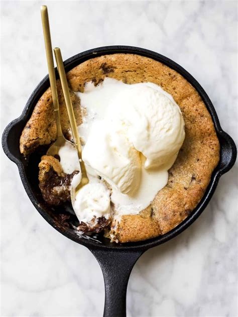 Skillet Cookie con helado