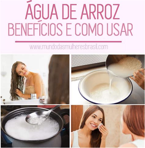 Infografía de los beneficios del agua de arroz para la piel