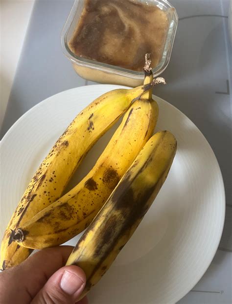 Plátanos maduros listos para usar en repostería