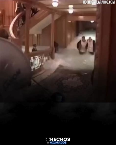 Escena de película de inundación