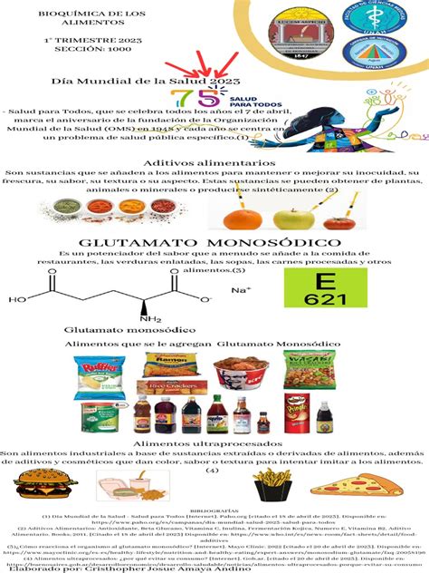 Infografía sobre el glutamato monosódico y sus usos