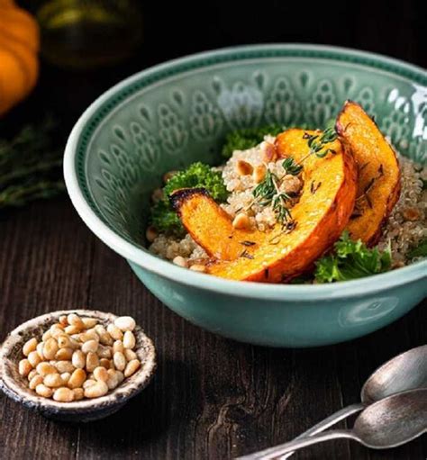 Ensalada de auyama y quinoa