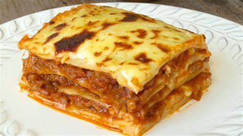 Ingredientes para lasaña de patata con carne picada