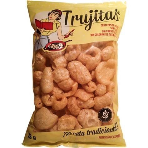 Diversos tipos de cortezas de cerdo y snacks relacionados