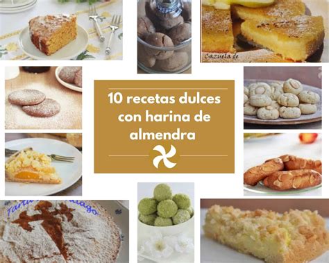 Ejemplos de platos elaborados con harina de almendra