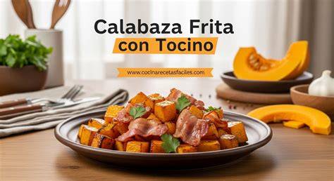Ingredientes para la calabaza frita
