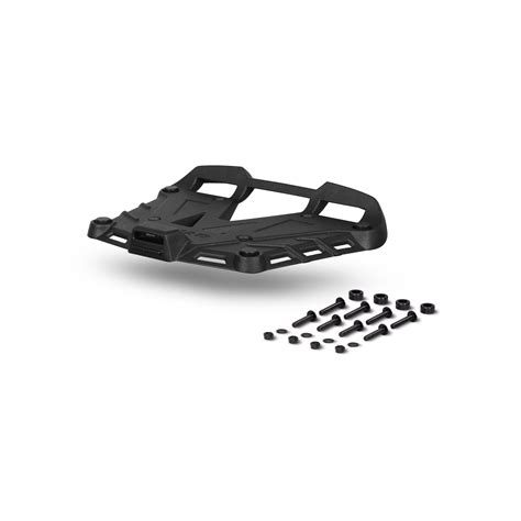 Parrilla superior para maletas Shad instalada en un top case