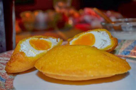 Arepa de huevo frita