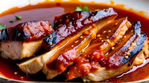 Lomo en salsa listo para servir