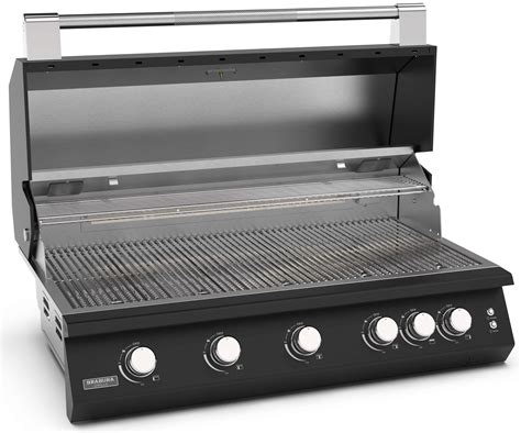 Barbacoa de gas en funcionamiento