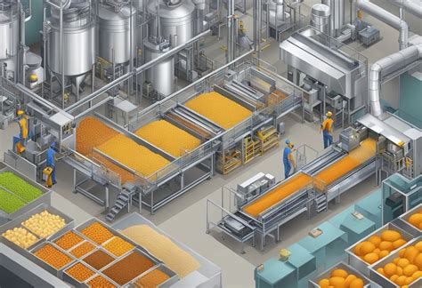 Proceso de fabricación de alimentos en una planta con línea de producción de gluten y sin gluten