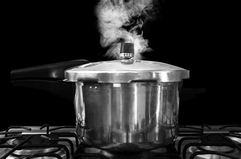Olla express cocinando