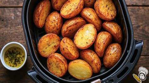 Papas asadas crujientes en freidora de aire